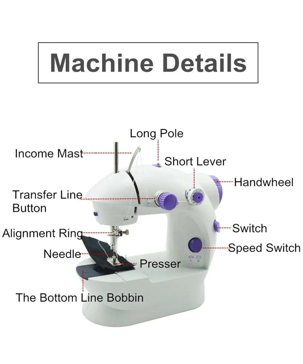 Sewing Machine Mini Portable Household - Pinoyhyper