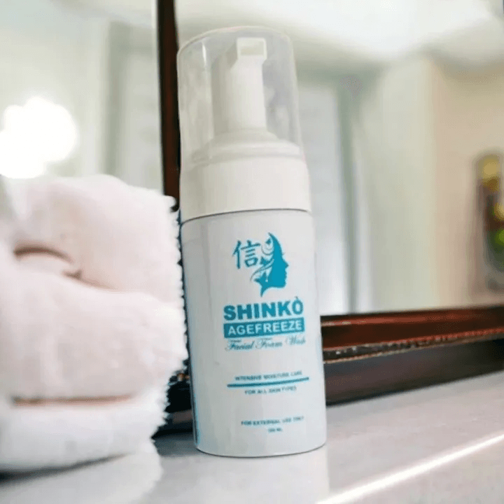 Shinko Age Freeze Facial Foam Wash - 100ml - Pinoyhyper