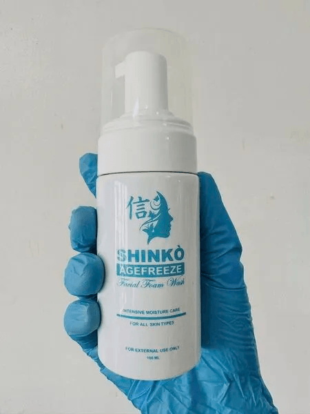 Shinko Age Freeze Facial Foam Wash - 100ml - Pinoyhyper