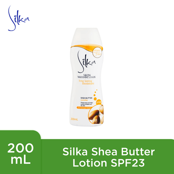 Silka Whitening Lotion Shea Butter SPF23 - 200ml - Pinoyhyper