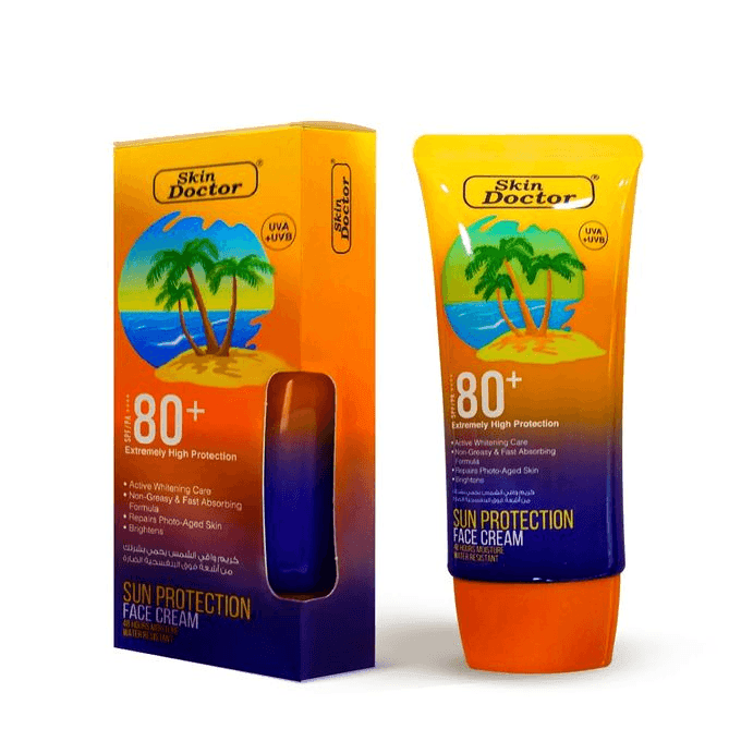 Skin Doctor Extremely High Sun Protection Face Cream SPF 80+ - 50g ...