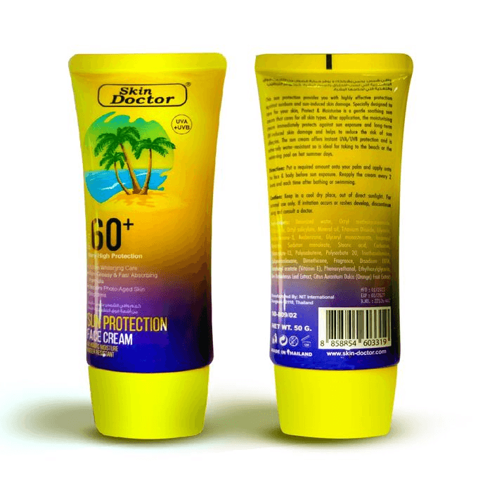 Skin Doctor Very High Sun Protection Face Cream SPF 60+ - 50g - Pinoyhyper