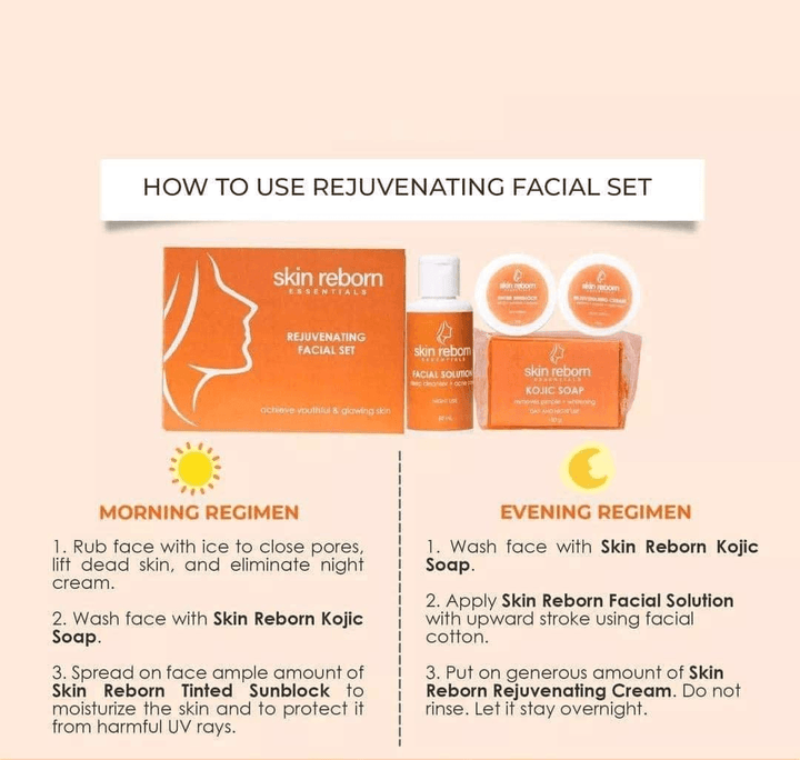 Skin Reborn Essentials Rejuvenating Facial Set - Pinoyhyper