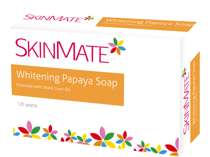 Skinmate Whitening Papaya Soap - 125g - Pinoyhyper
