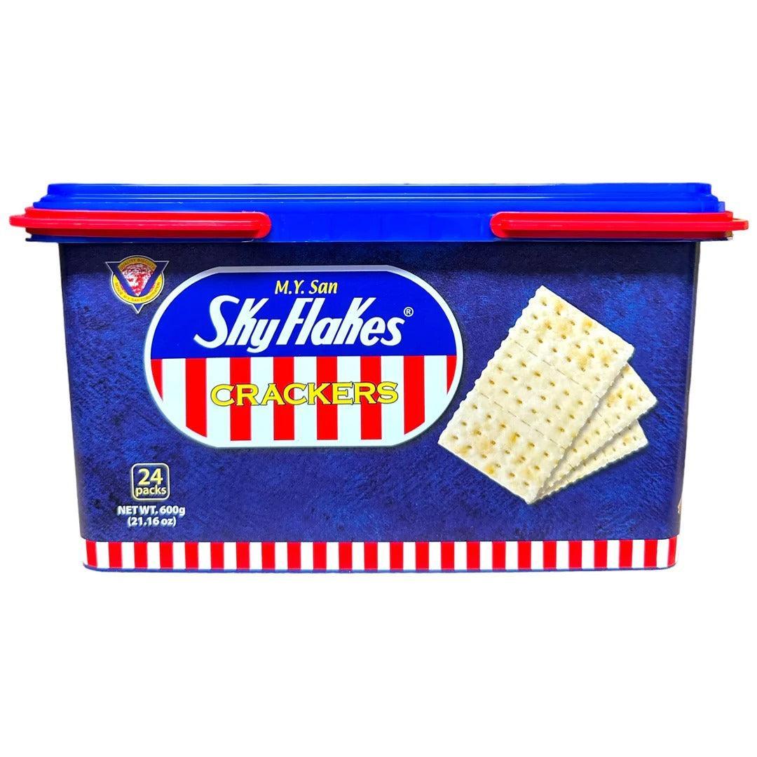 Snacker Flakes SkyFlakes Crackers 600g Tub - M.Y. San – Pinoyhyper