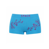 Women's Floral Design Breathable Boxer Briefs - 22049