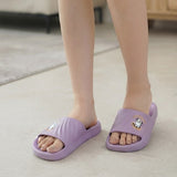 Cute Cartoon Panda Printed EVA Slippers