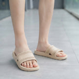Perforated Sport Text Printed Slipper & Sandals