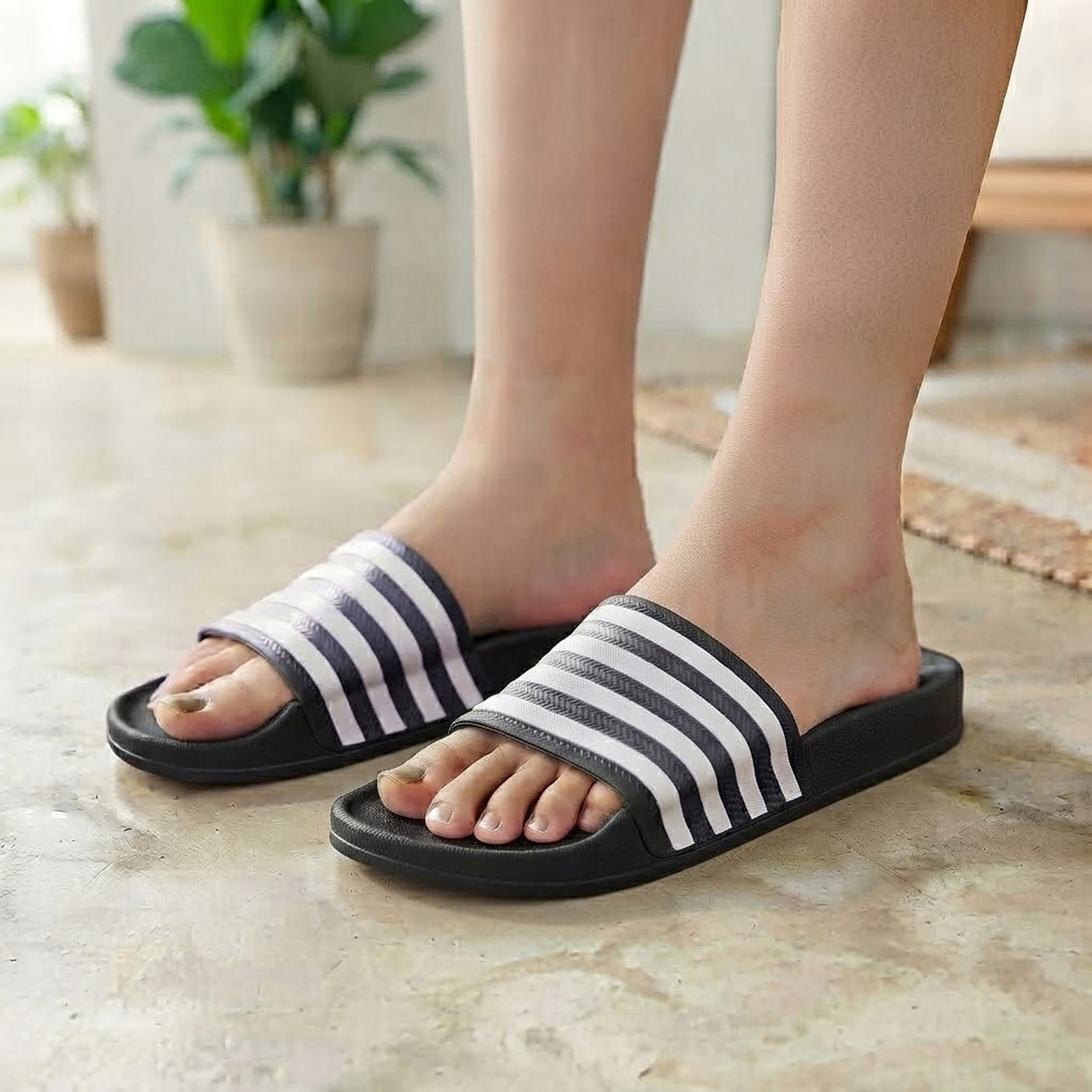 Global Matrix Adilette Aqua Slipper & Sandals
