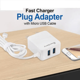 Smart Berry 3.1A Fast Charger With 2 USB Port - C301 - Pinoyhyper