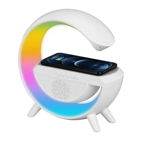 Smart Bluetooth Speaker With Wireless Charging & LED Light - BT2301 - Pinoyhyper