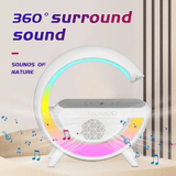 Smart Bluetooth Speaker With Wireless Charging & LED Light - BT2301 - Pinoyhyper