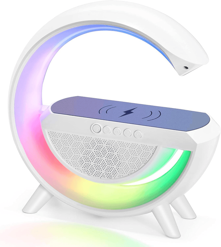 Smart Bluetooth Speaker With Wireless Charging & LED Light - BT2301 - Pinoyhyper