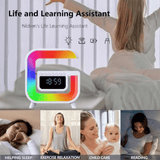 Smart Bluetooth Speaker With Wireless Charging & LED Light - G30 - Pinoyhyper