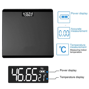 Smart LCD Display Body Weighing Digital Bathroom Scale - QR805 - Pinoyhyper
