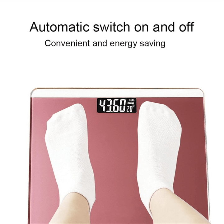 Smart LCD Display Body Weighing Digital Bathroom Scale - QR805 - Pinoyhyper