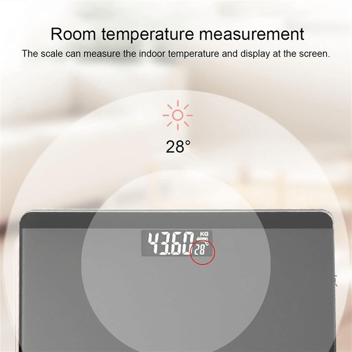 Smart LCD Display Body Weighing Digital Bathroom Scale - QR805 - Pinoyhyper