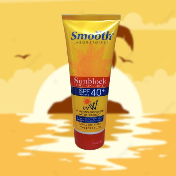 Smooth Sunblock Whitening Sunscreen UVA/UVB SPF 40+ - 170ml - Pinoyhyper