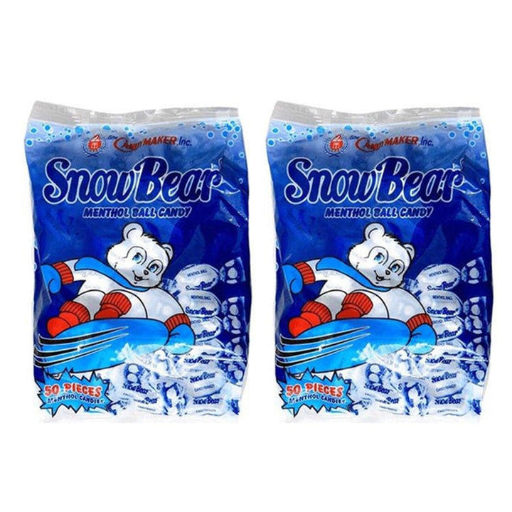 Snow Bear Menthol Ball Candy - 50 PCS 230g (1+1) Offer - Pinoyhyper
