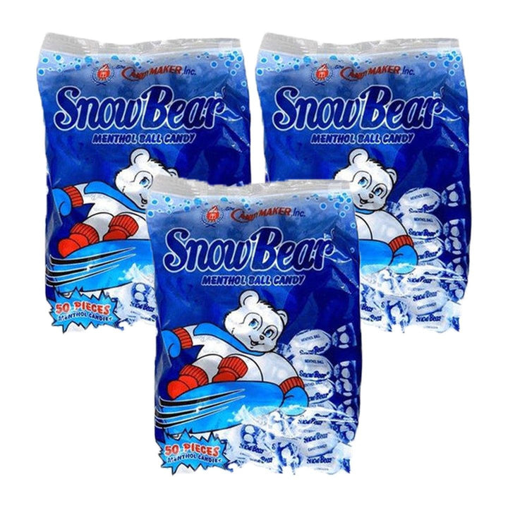 Snow Bear Menthol Ball Candy - 50 PCS 230g (2+1) Offer - Pinoyhyper