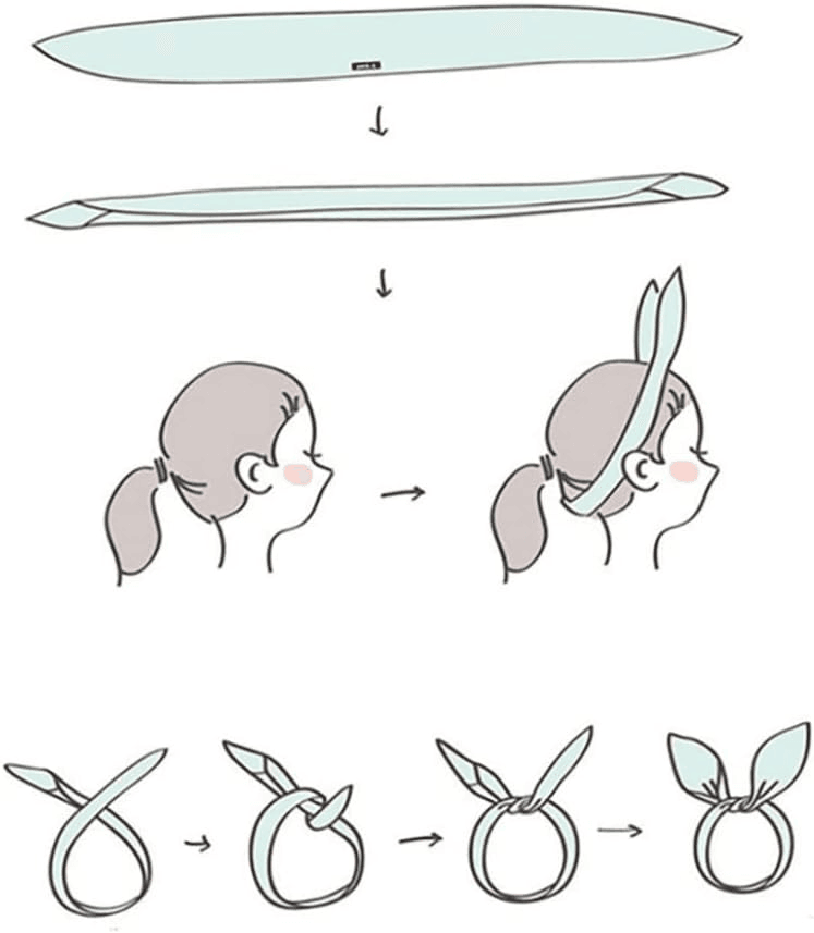 Solid Color Wire Twist Bow Rabbit Headband - 1 Pcs (KT-160-1023) - Pinoyhyper