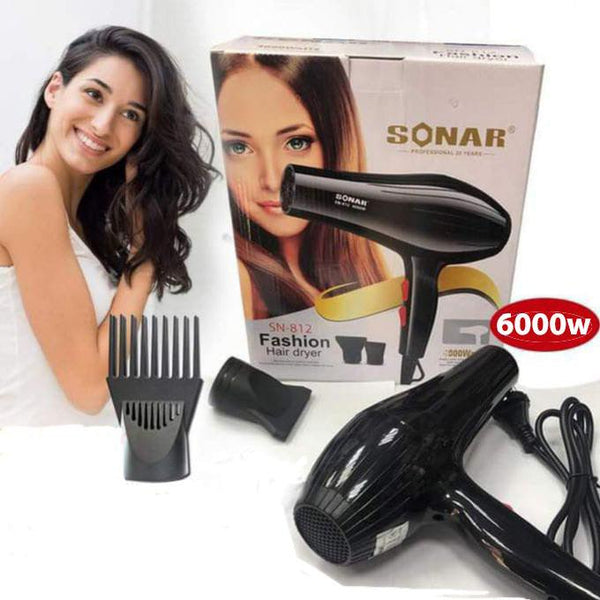 Sonar Hair Dryer SN-812 - 6000 Watts - Pinoyhyper