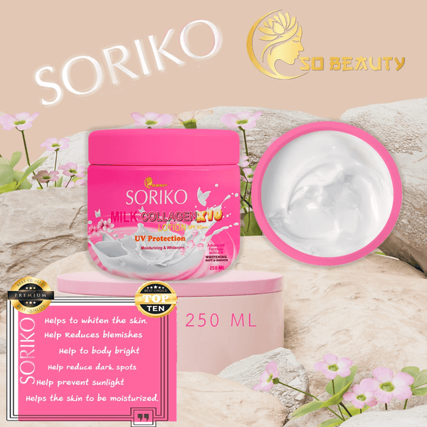 Soriko Milk Collagen Body Lotion - 250ml - Pinoyhyper
