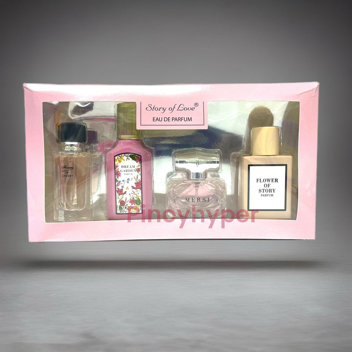 Story of Love Perfume Combo Set - 4 Pcs Box (L-366) - Pinoyhyper