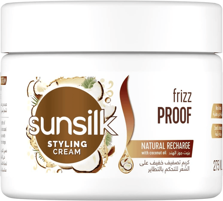 Sunsilk Frizz Proof With Coconut Oil Styling Hair Cream - 275ml - Pinoyhyper