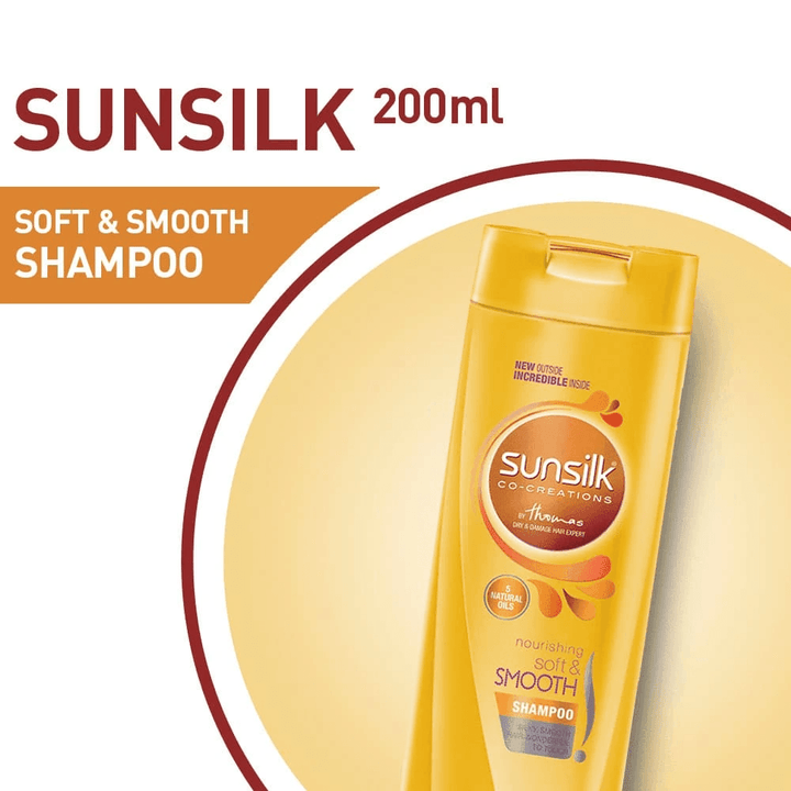 Sunsilk Shampoo Soft & Smooth - 200ml - Pinoyhyper