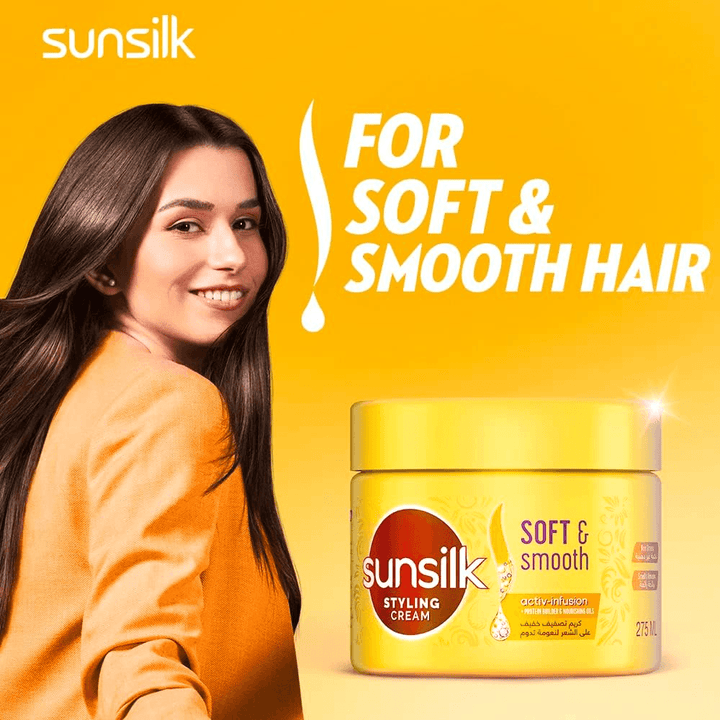 Sunsilk Soft & Smooth With Acitv-Infusion Styling Hair Cream - 275ml - Pinoyhyper