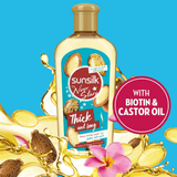 Sunsilk Thick & Long With Castor & Argan Hair Oil - 250ml - Pinoyhyper