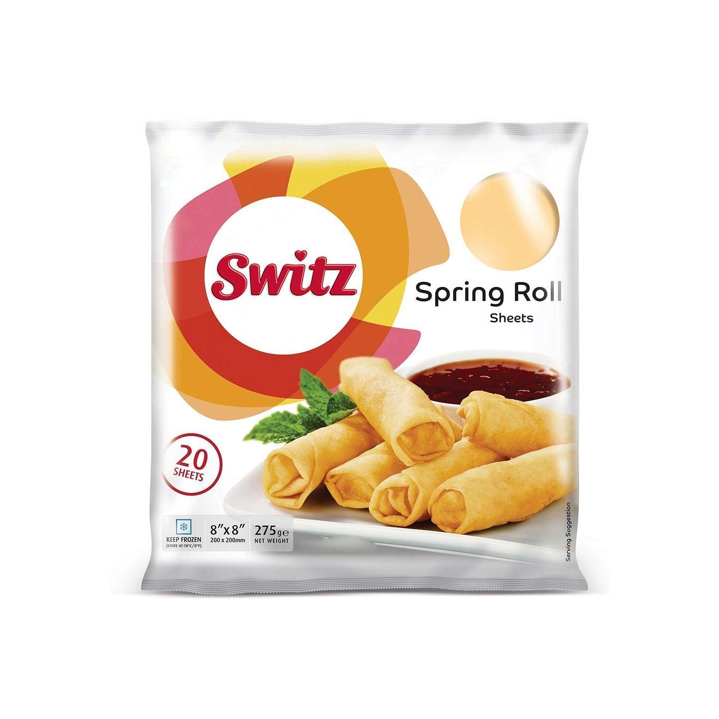 Kuwait Spring Roll Switz Spring Roll 20 Sheets - Size 8