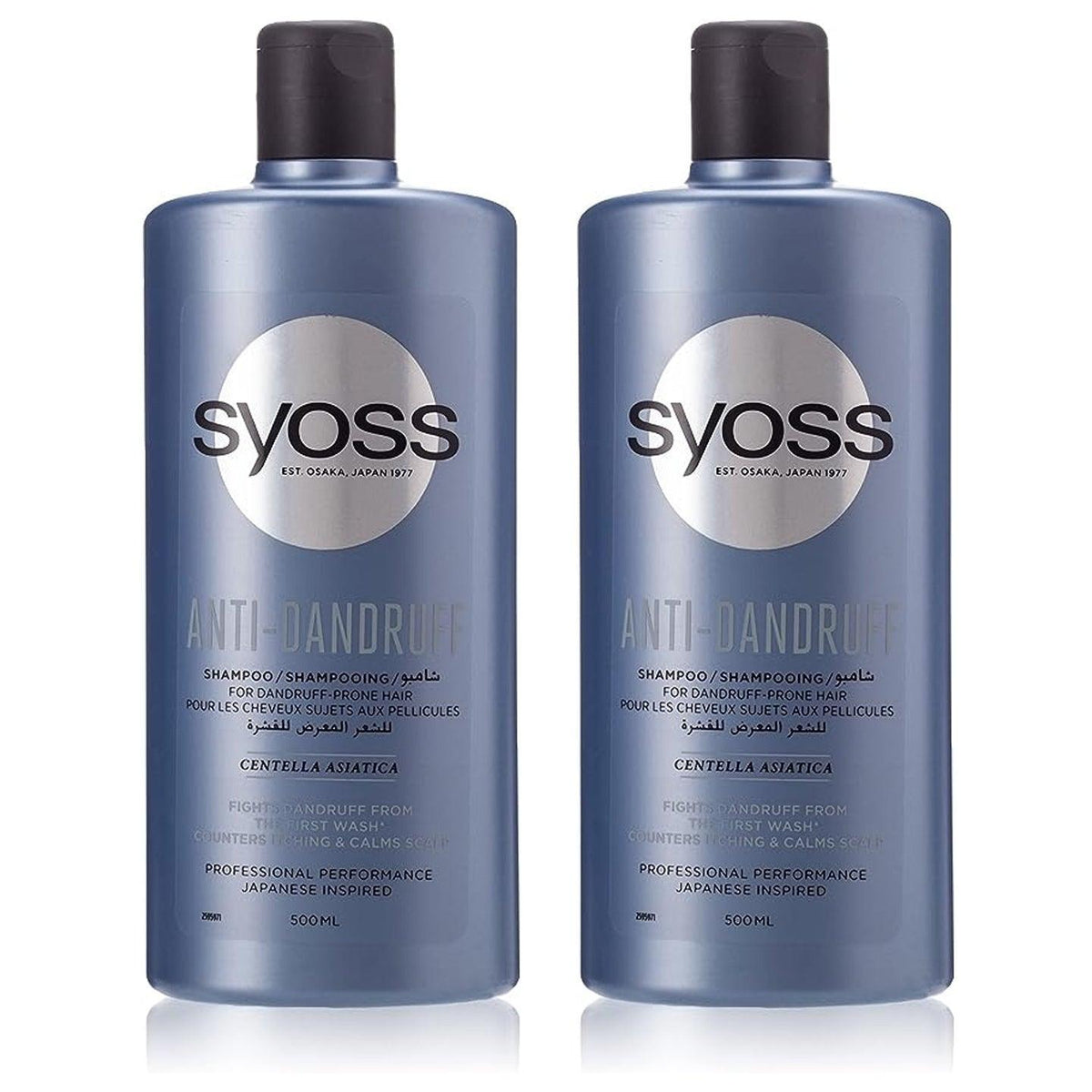 Syoss Anti-Dandruff Shampoo Combo Pack - 500ml + 500ml – Pinoy Hyper Kuwait