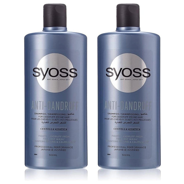 Syoss Anti-Dandruff Shampoo Combo Pack - 500ml + 500ml - Pinoyhyper
