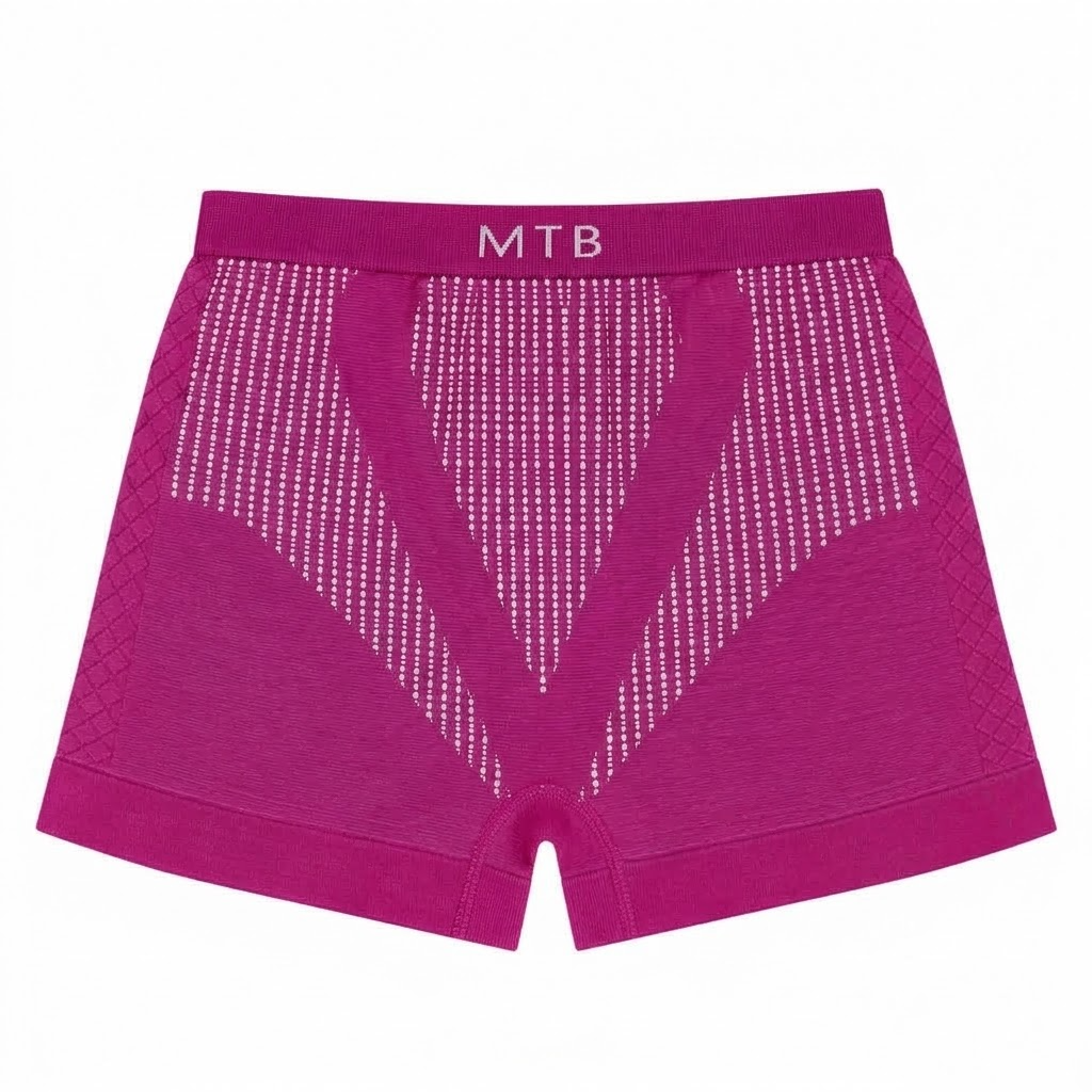 Women’s Lycra Boxer Briefs with Stretch Fit - MTB