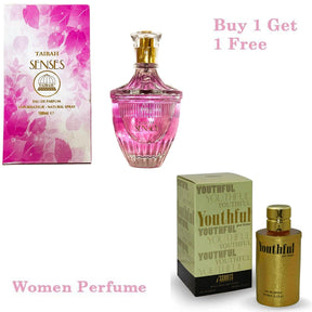 Taibah Senses & Youthful Women Perfumes 1+1 PR-25 - Pinoyhyper