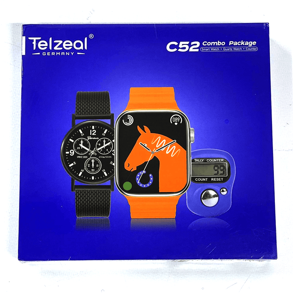Telzeal Germany Smart Watch Combo Package - C52 - Pinoyhyper