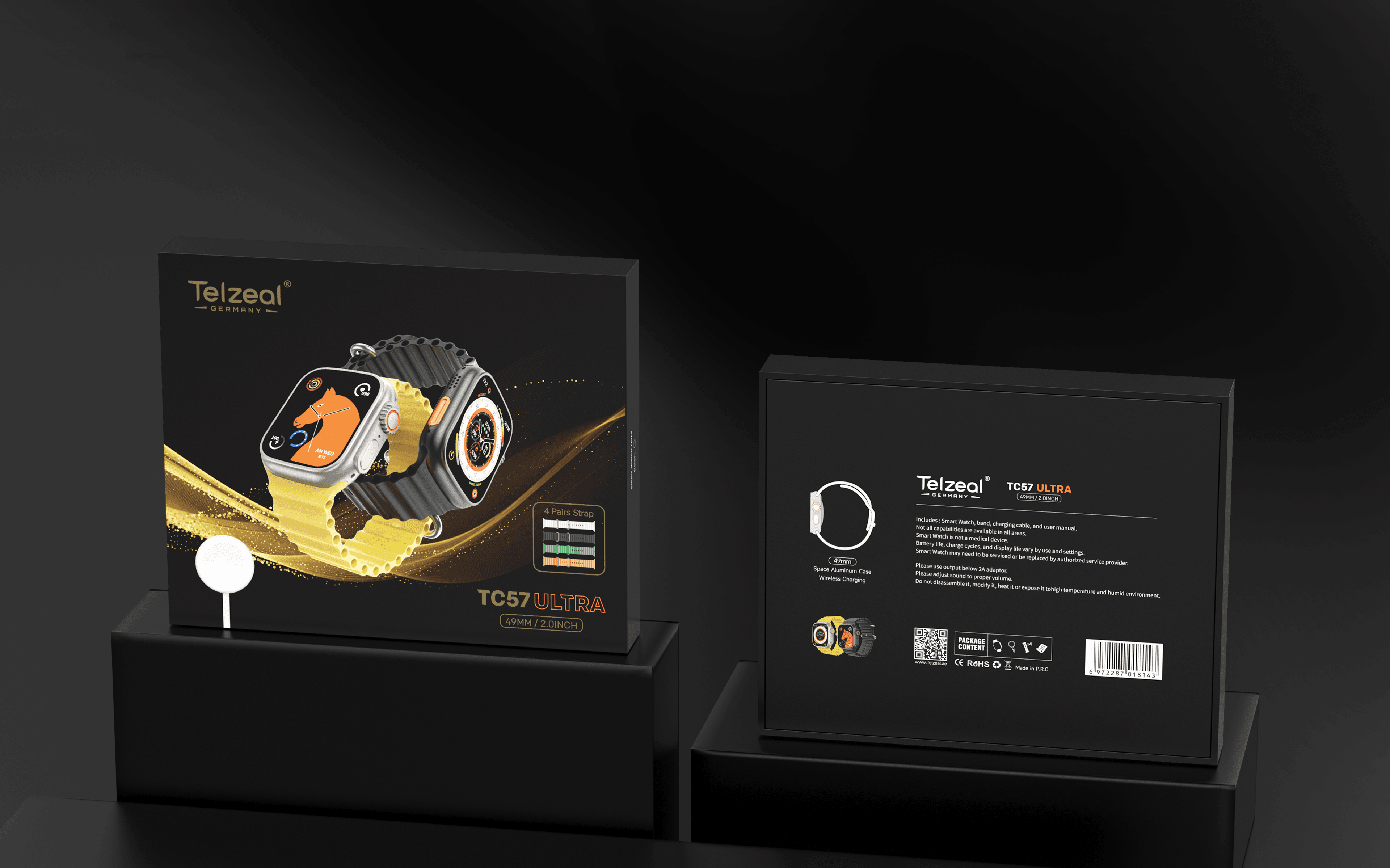 Telzeal - Germany Smart Watch - TC57 Ultra - Pinoyhyper