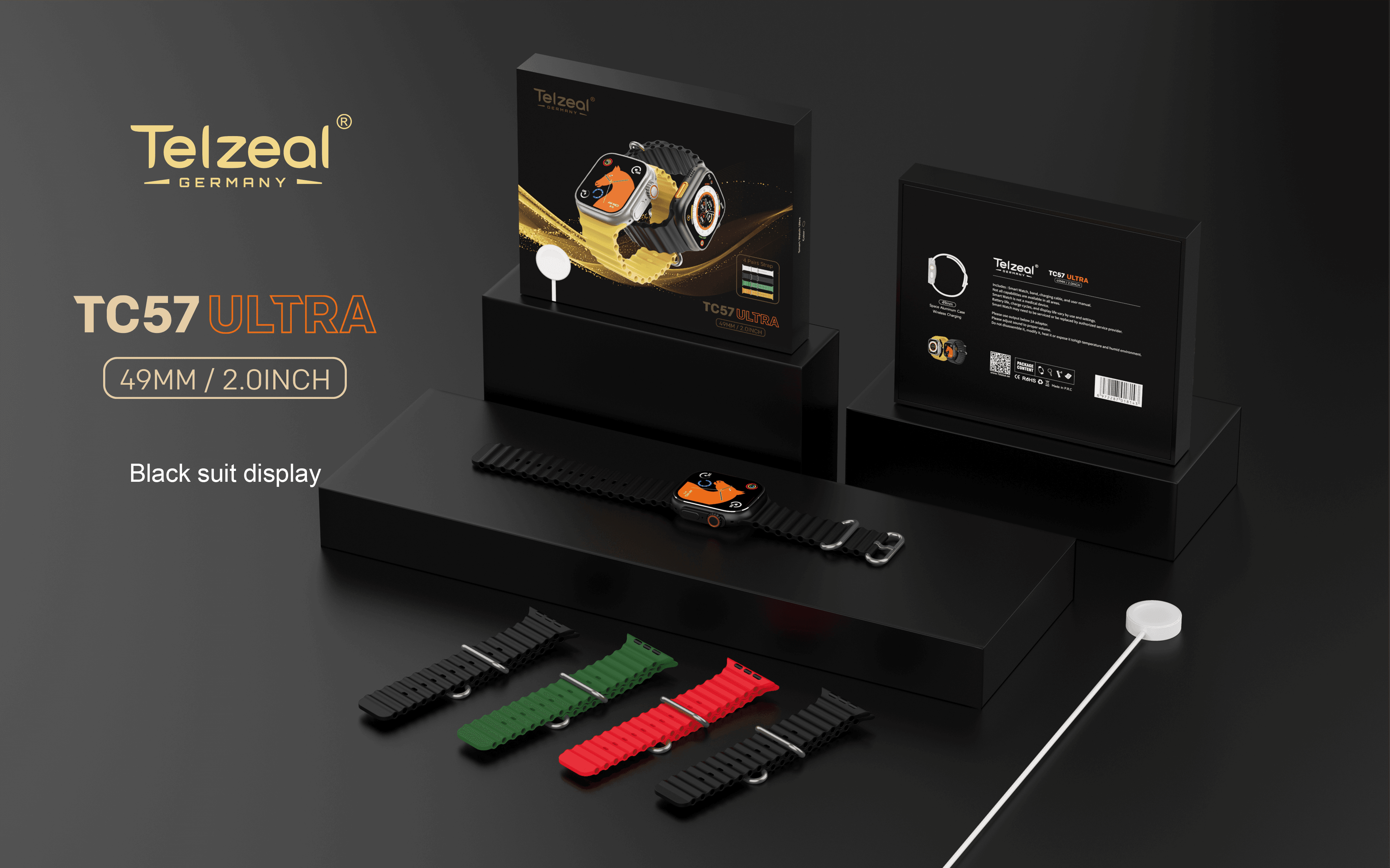 Telzeal - Germany Smart Watch - TC57 Ultra - Pinoyhyper