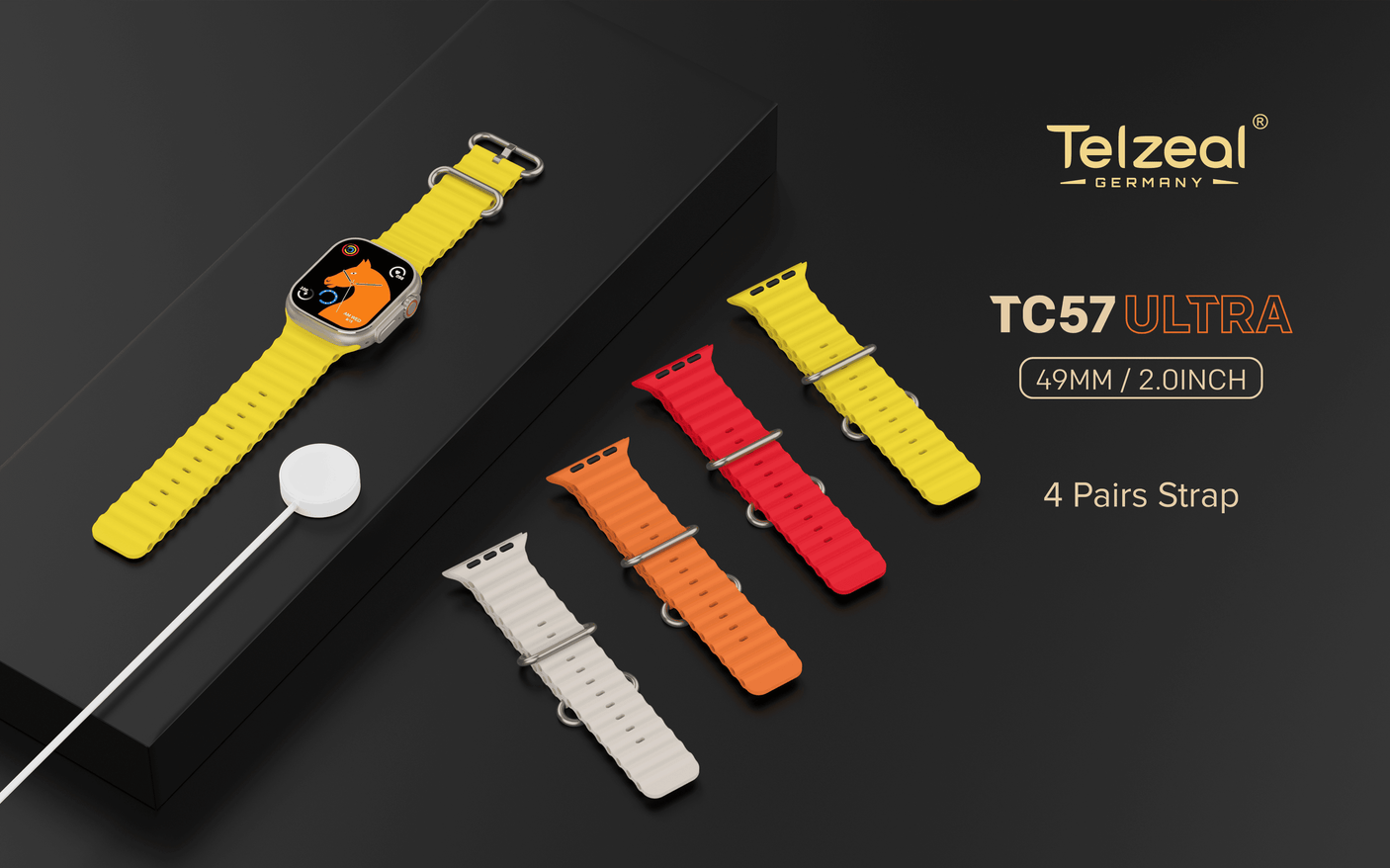 Telzeal - Germany Smart Watch - TC57 Ultra - Pinoyhyper