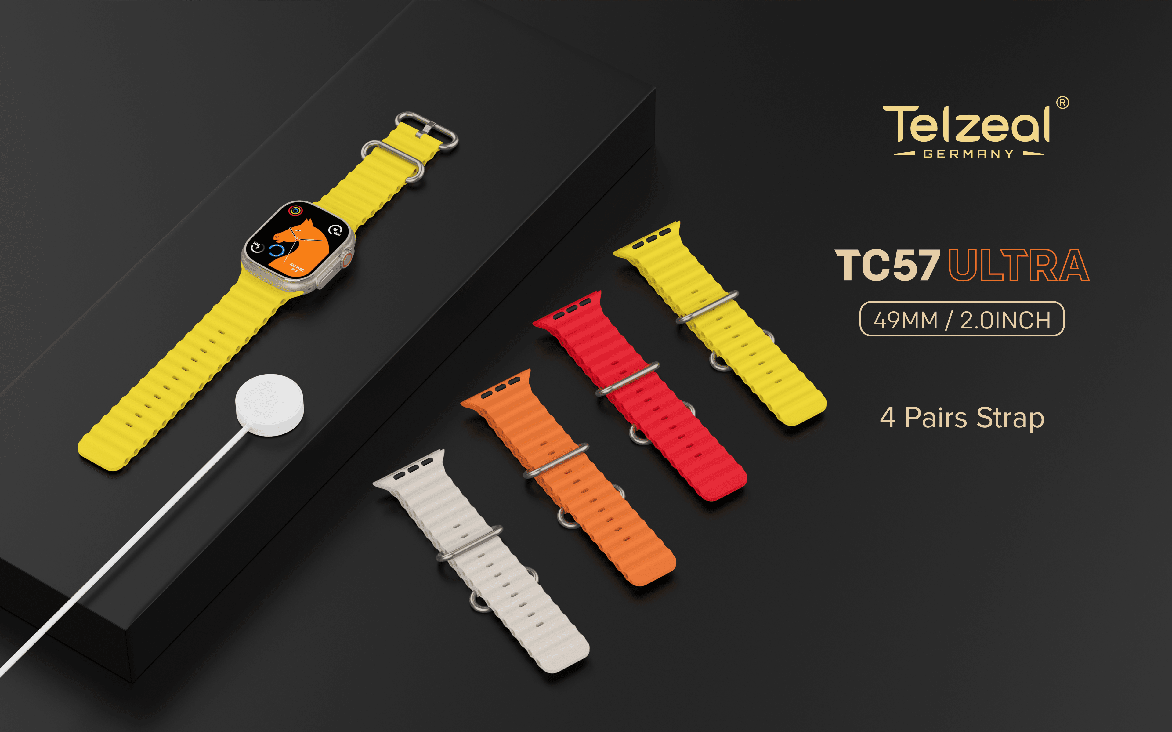 Telzeal - Germany Smart Watch - TC57 Ultra - Pinoyhyper