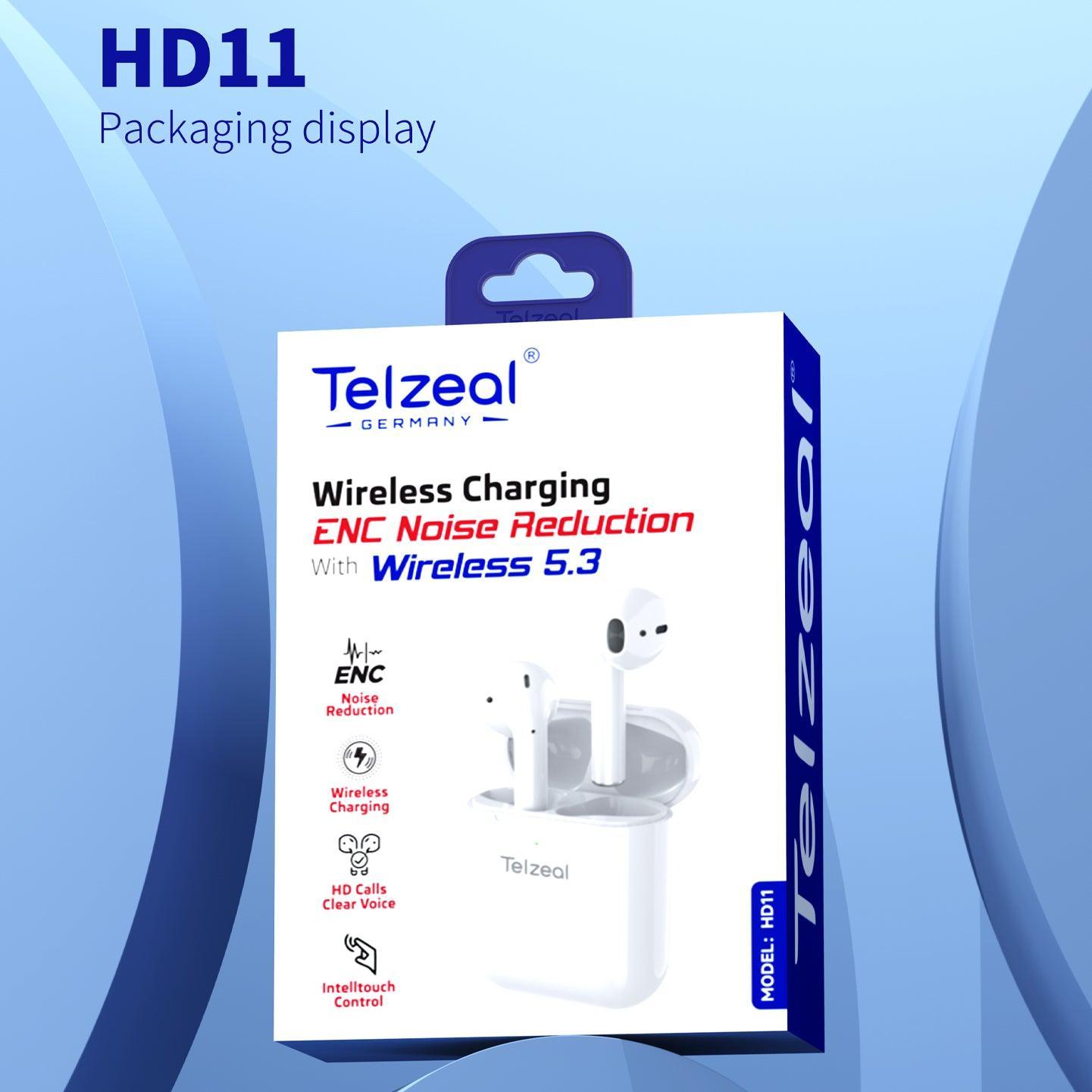 Telzeal Germany Wireless Earbuds TWS - HD11 - Pinoyhyper