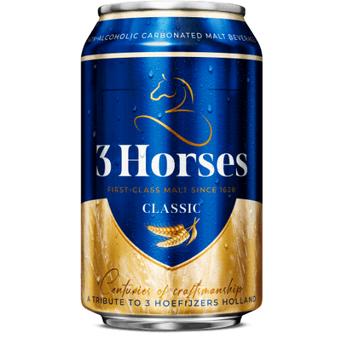 Three Horses First Class Malt Beverage Can Classic - 500ml - Pinoyhyper