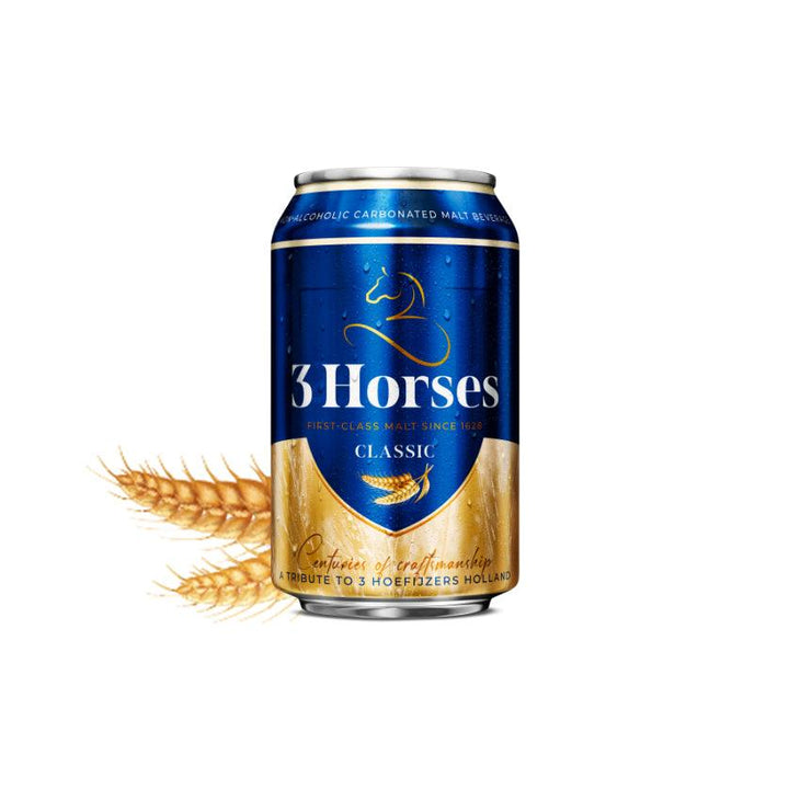 Three Horses First Class Malt Beverage Can Classic - 500ml - Pinoyhyper