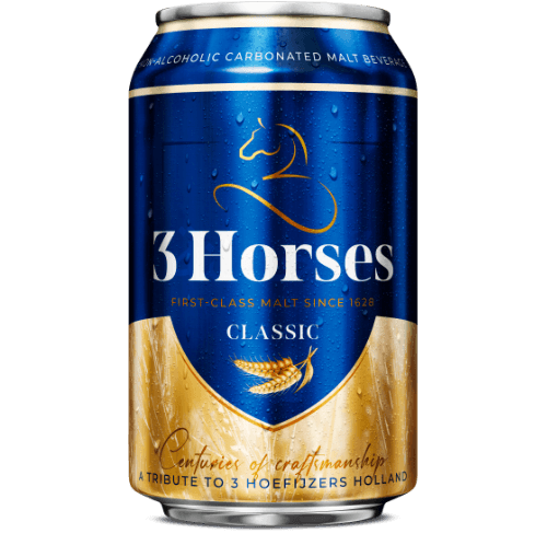 Three Horses Malt Beverage Can 330ml - Pinoyhyper