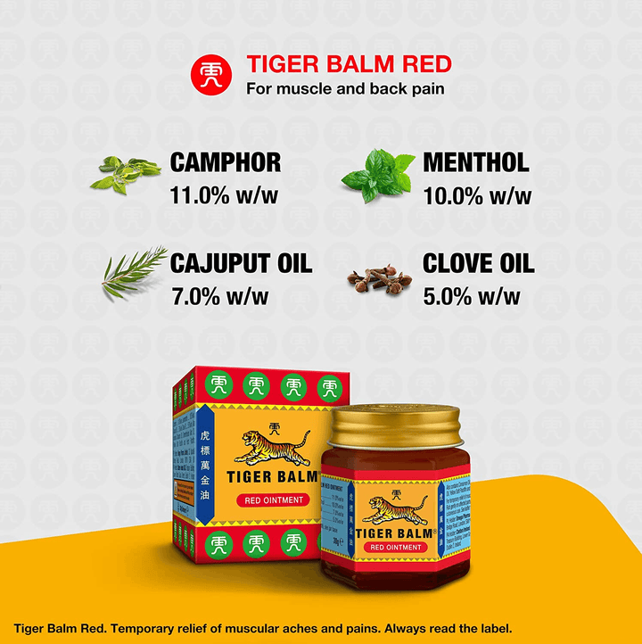 Tiger Balm Red Ointment - 30g - Pinoyhyper