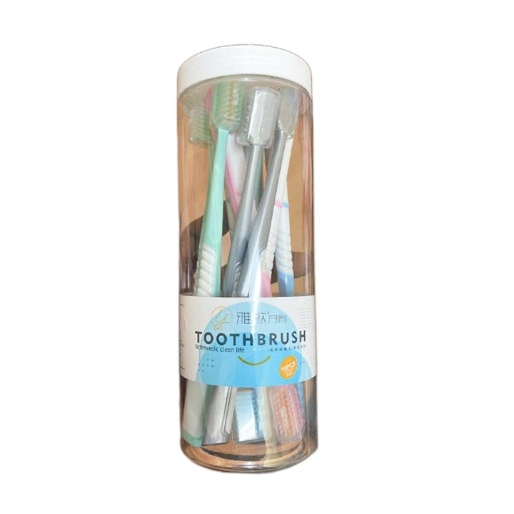 Toothbrush With Storage Bottle - 10 Pcs - Pinoyhyper