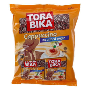 Tora Bika Cappuccino No Added Sugar Instant Coffee - 20 x 12.5g - Pinoyhyper