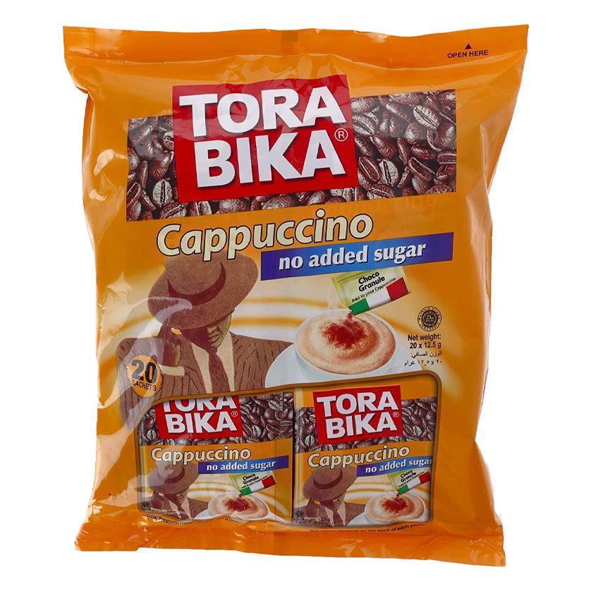 Tora Bika Cappuccino No Added Sugar Instant Coffee - 20 x 12.5g - Pinoyhyper